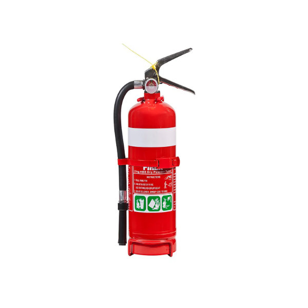 2.0kg ABE Powder Extinguisher with Hose & Vehicle Bracket