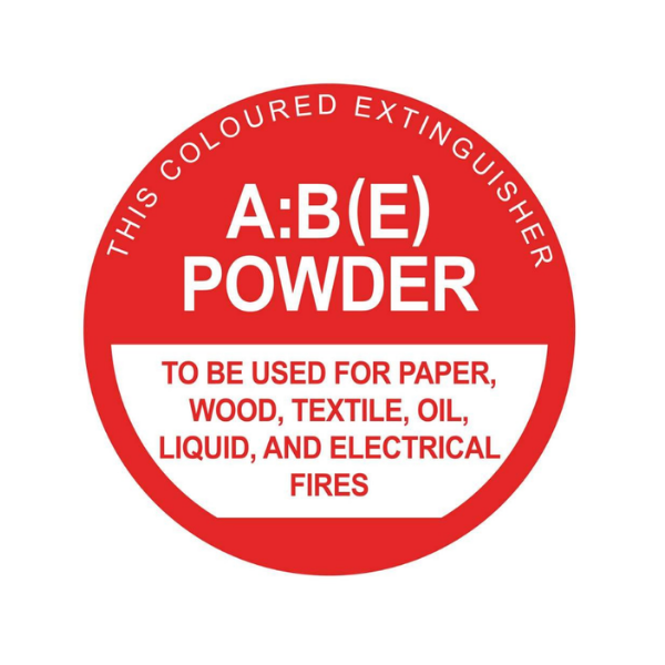 ABE Dry Chem Identification Sign (190 x 190mm)