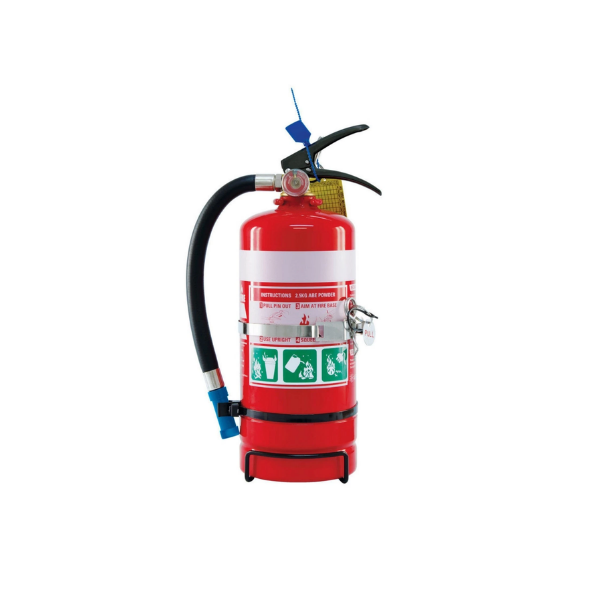 2.5kg ABE Powder Extinguisher with Hose & Vehicle Bracket