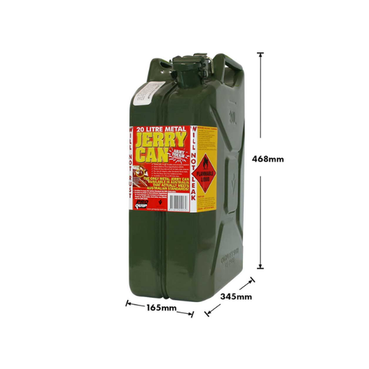 20L Green ExploSafe Metal Jerry Can
