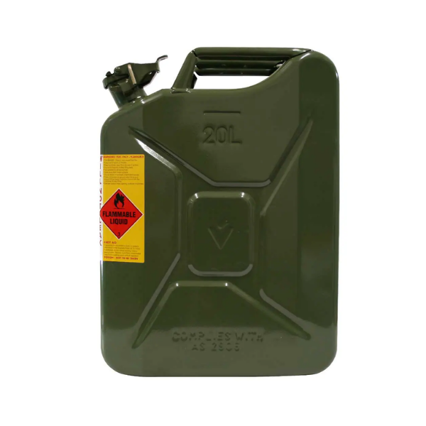 20L Green ExploSafe Metal Jerry Can