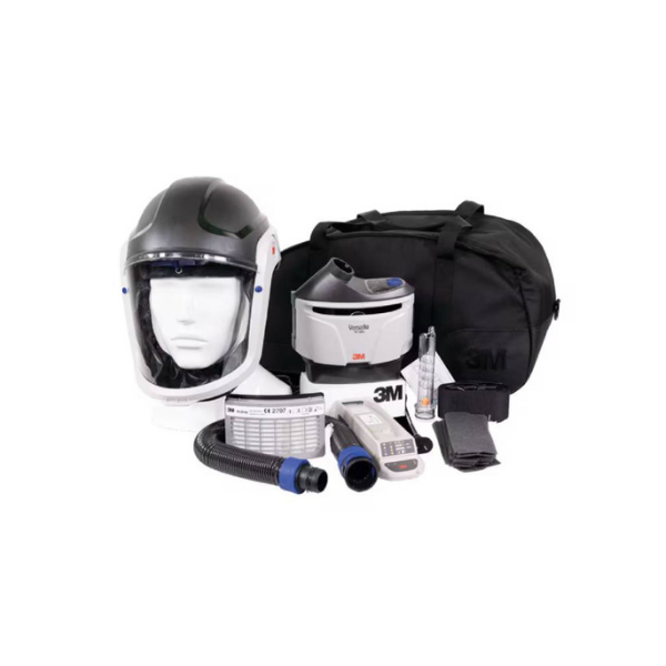 3M™ Versaflo™ TRM-307C M-Series, TR-315A+ Starter Kit with M-307 Helmet, Flame Resistant Face Seal and Charger