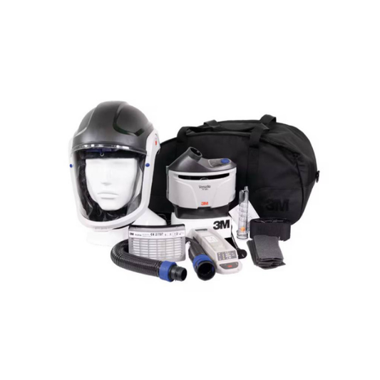 3M™ Versaflo™ TRM-307C M-Series, TR-315A+ Starter Kit with M-307 Helmet, Flame Resistant Face Seal and Charger