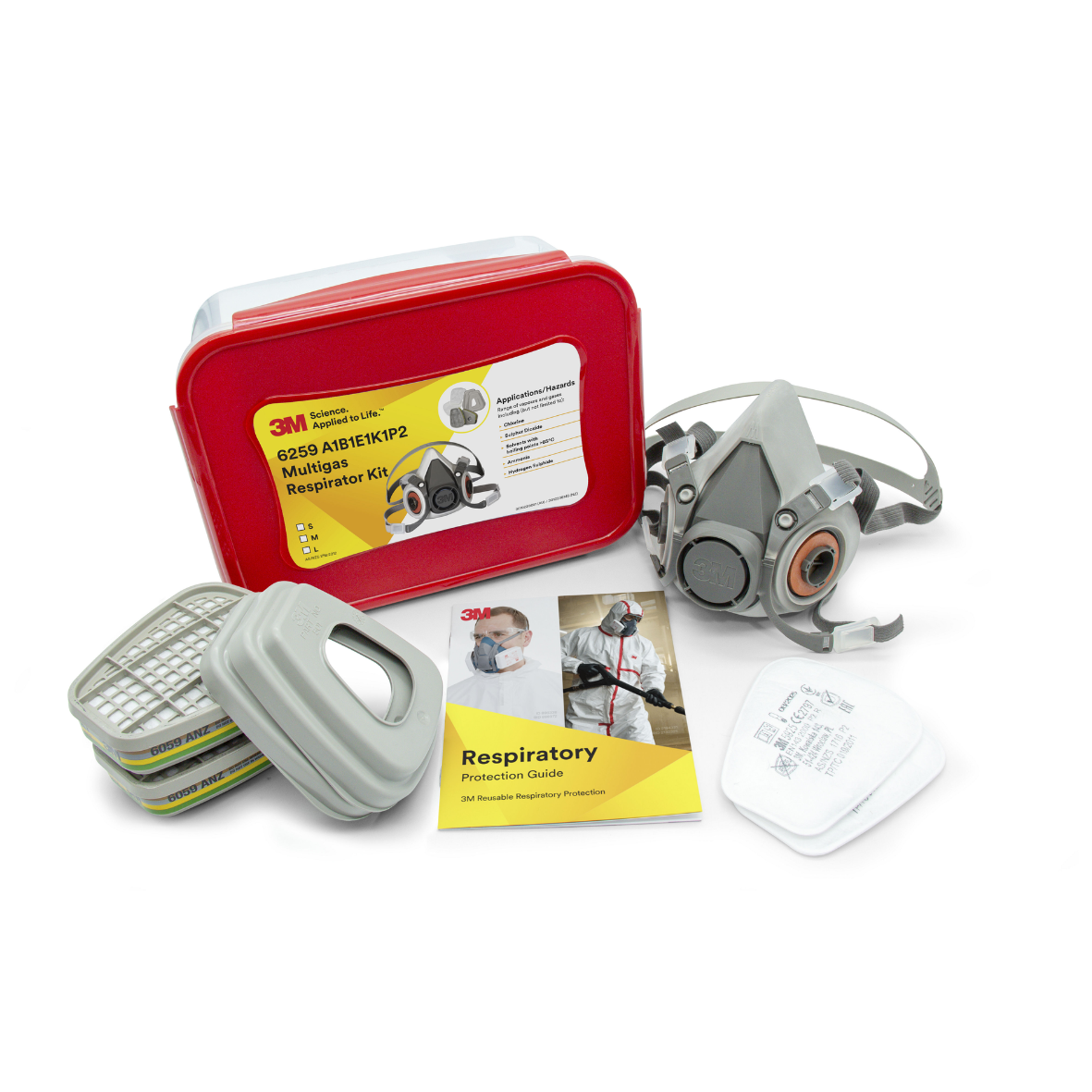 3M™ Multi-Gas Respirator Kit 6259, A1B1E1K1P2