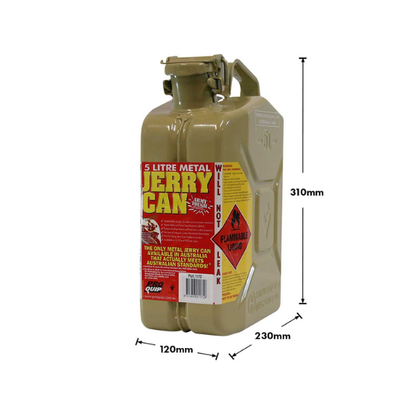 5L AFAC Olive ExploSafe Metal Jerry Can