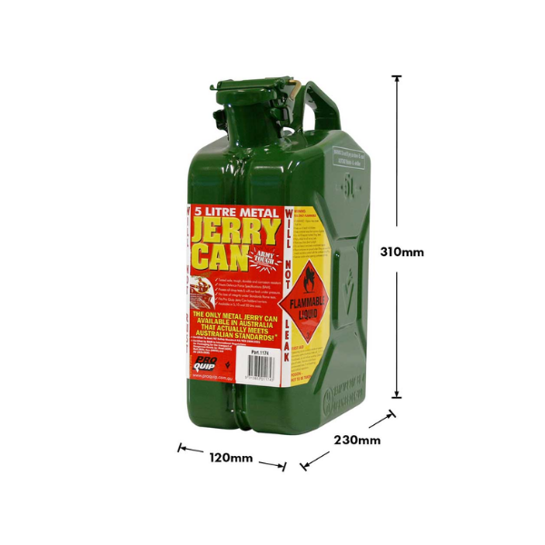5L Drip Torch AFAC Shamrock Green Metal Jerry Can