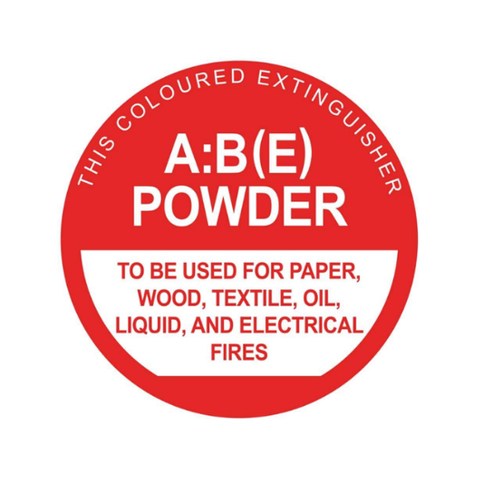 ABE Dry Chem Identification Sign (190 x 190mm)