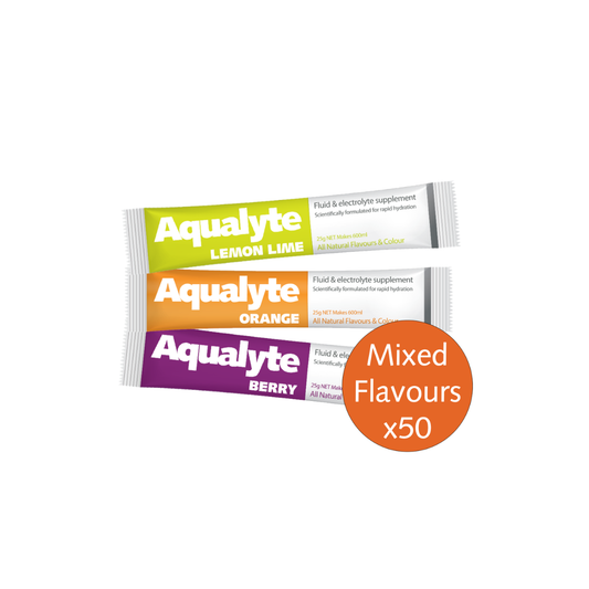 Aqualyte, Mixed Flavours, 25g Sachets, Box of 50