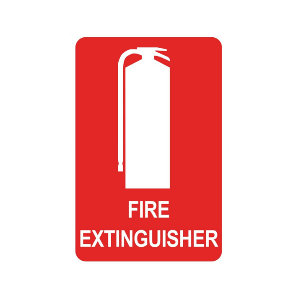 Extinguisher Location Self Adhesive Sign - 150mm x 225mm