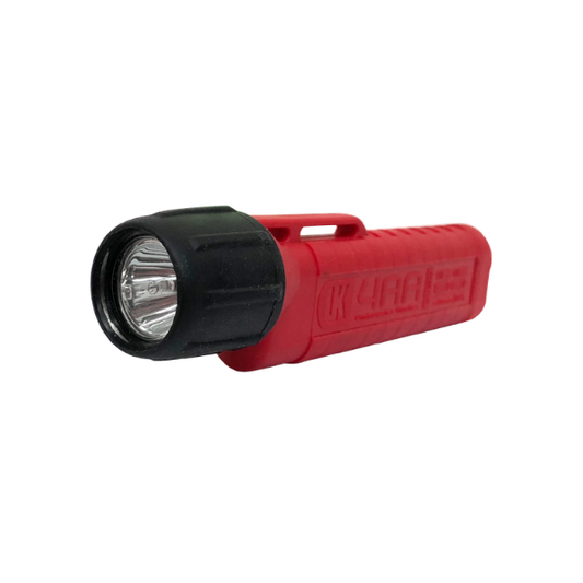 Red Herculite eLED Torch 4AA Underwater Kinetics