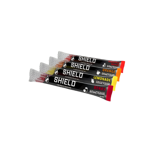 SHIELD Electrolyte Freeze Pop (89mL), Pack of 36, Mixed flavours