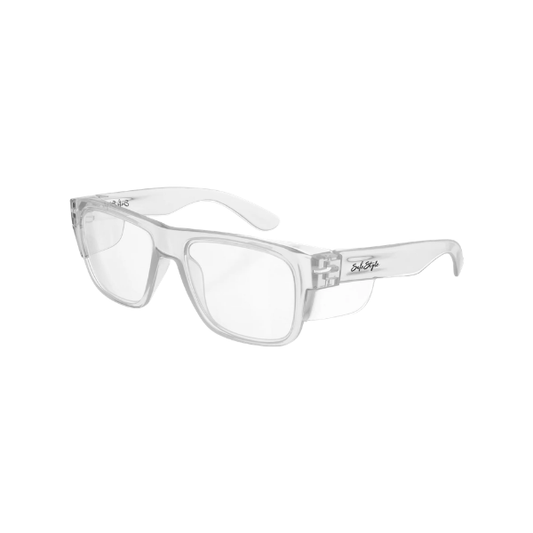 SafeStyle Safety Glasses - Fusions Clear Frame with Clear Lens