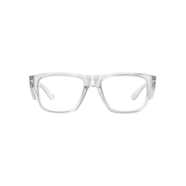 SafeStyle Safety Glasses - Fusions Clear Frame with Clear Lens