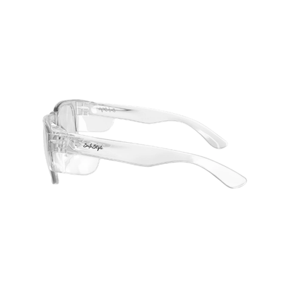SafeStyle Safety Glasses - Fusions Clear Frame with Clear Lens