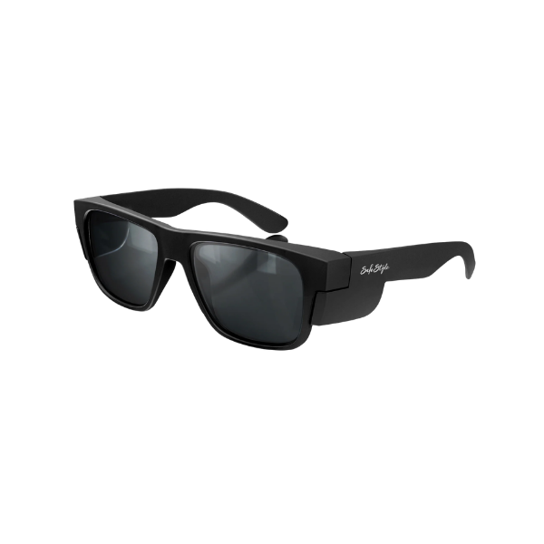 SafeStyle Safety Glasses - Fusions Matte Black Frame with Polarised Lens
