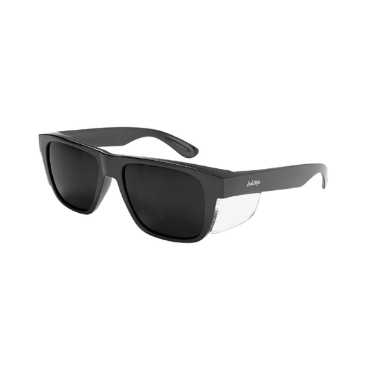 SafeStyle Safety Glasses - Fusions XL Matte Black Frame with Tinted Lens