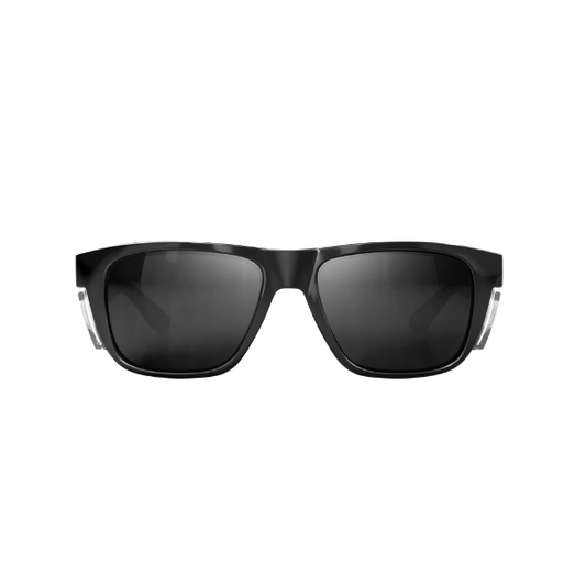 SafeStyle Safety Glasses - Fusions XL Matte Black Frame with Tinted Lens