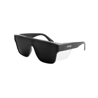 SafeStyle Safety Glasses - Primes Black Frame with Polarised Lens