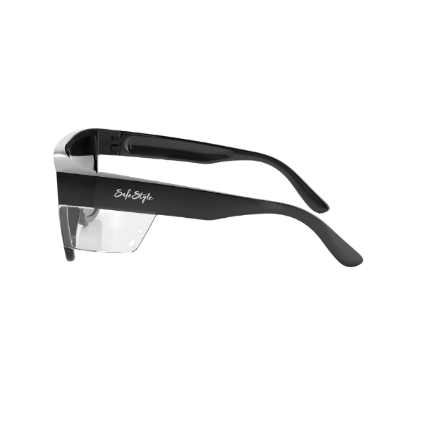SafeStyle Safety Glasses - Primes Black Frame with Polarised Lens