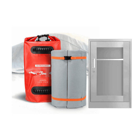 Scavenger Elite EV Fire Blanket includes Cabinet
