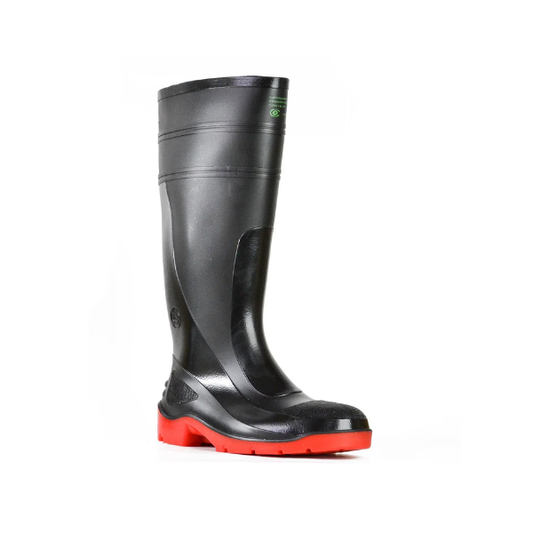 Utility Gumboots Black/Red - Unisex